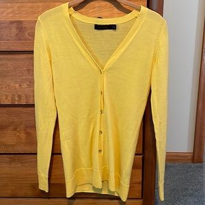 The Limited yellow cardigan